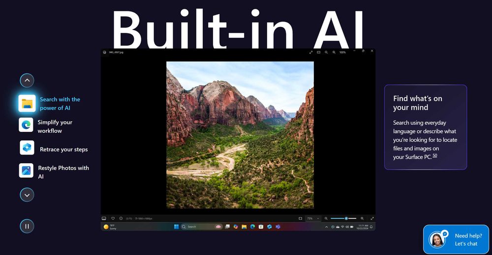 Microsoft Surface Pro 11, 2in1,13" OLED , X Elite-12 Core, 16GB, 256Gb