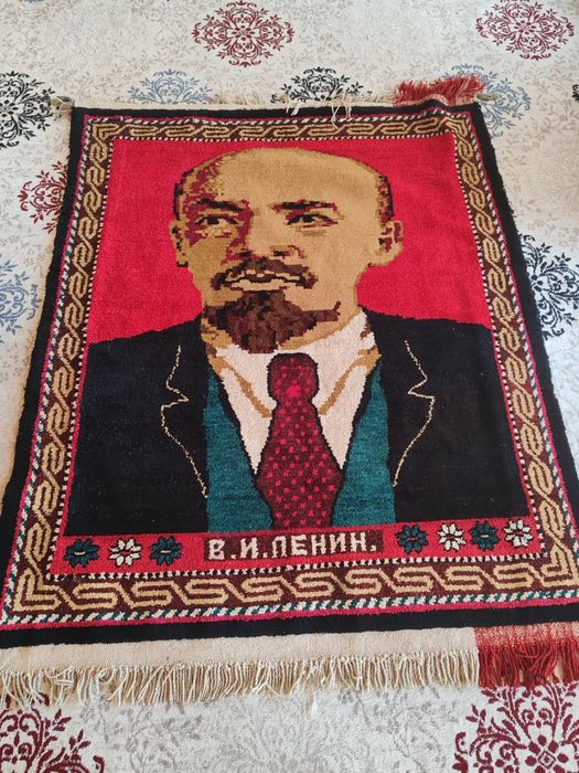 Коврик Ленин ручной работы