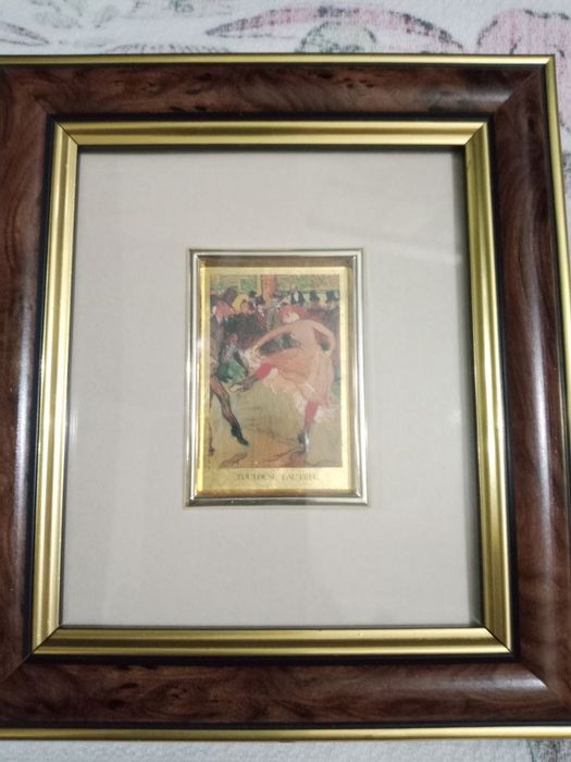 Хромолитография картин с сусальным золотом