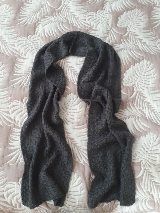 НОВ Мек и топъл сив шал