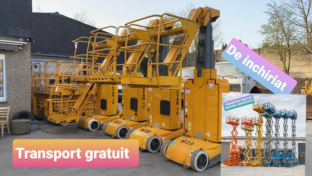 Inchiriem nacele electrice și diesel 24/24 transport gratuit