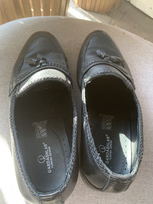 Черные мужские лоферы, с кисточками