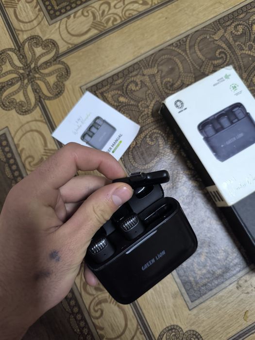 mikrafon green lion shout 30 sotaga yetadi mikrafonlar 6 soat karopkar