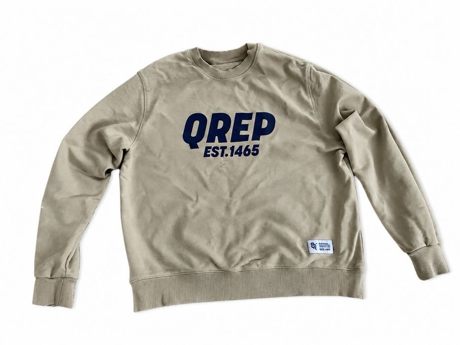 Свитшот QREP бежевый, состояние отличное