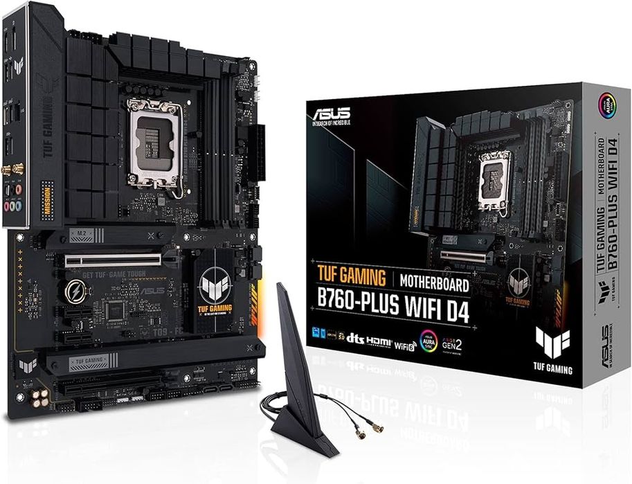 14600KF + 64GB DDR4 + Asus TUF B760-Plus Wifi D4 БГ гаранция