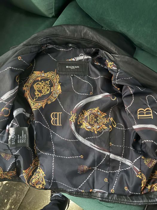 Geaca Balmain piele naturala S