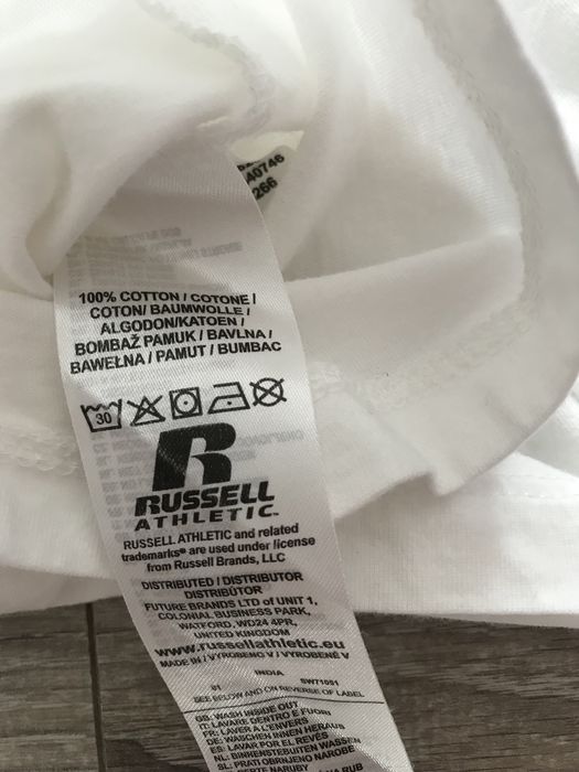 Bluza alba Russell Ath nr.M