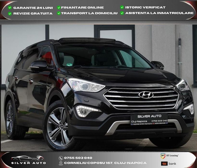 Hyundai Santa Fe 7 Locuri Full Piele  Navi Led Garanție RATE