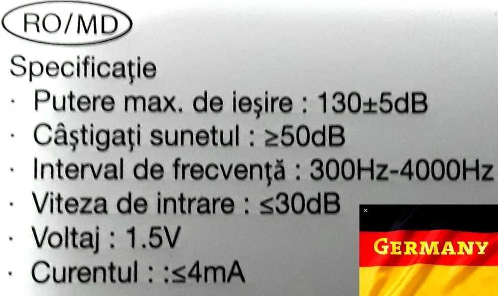 APARAT, amplficator AUDITIV WEINBERGER, proteza auditiva auz slab, nou