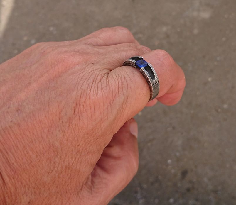 Inel argint Substance Zone