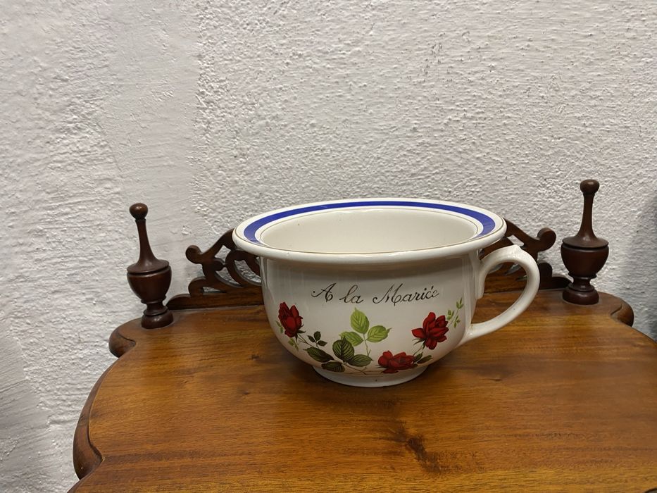 Френски порцеланов нощен съд À la Mariée Sarreguemines 1900 г