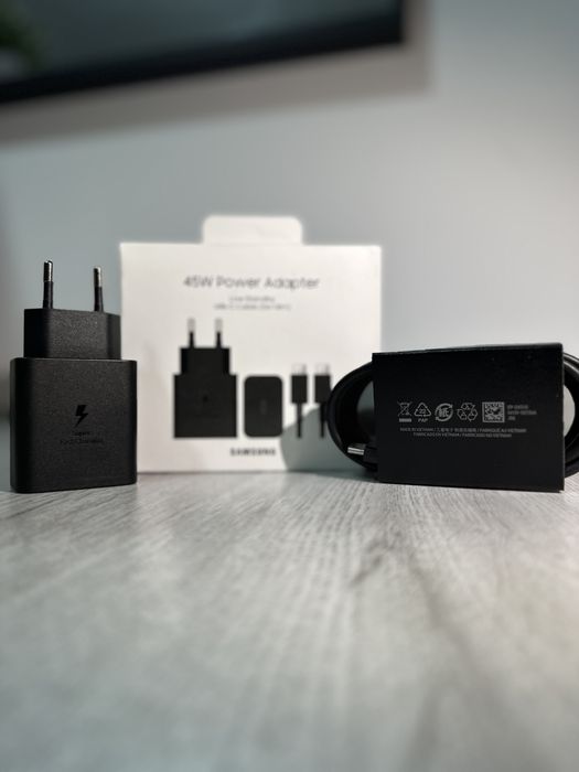 Incarcator Samsung 45W Super Fast Charging + Cablu Typc C-Type C 1.8m