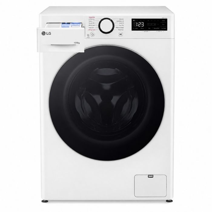 Пералня със сушилня LG F4DR510S1W 10/6 кг – почти нова, 5 г. гаранция