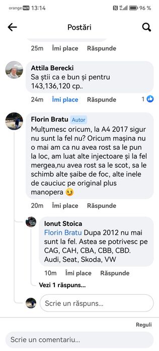 Injectoare AUDI A4 B8