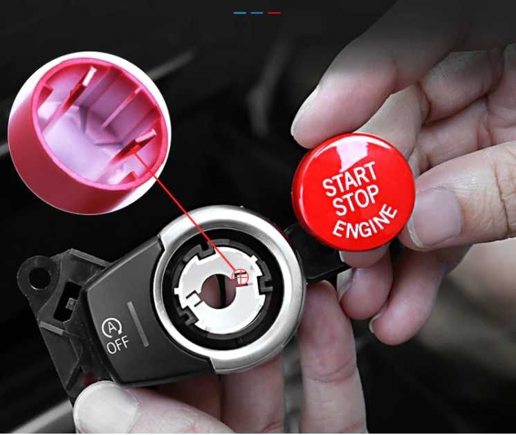 Buton Capac Start Stop Butoane BMW F20 F21 F30 F32 F34 X5 X6 F15 F16
