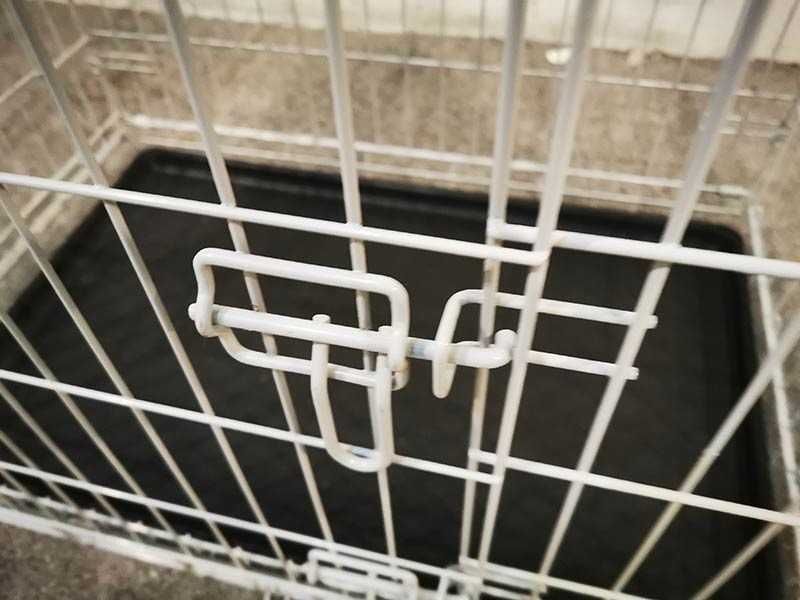 метална сгъваема клетка за куче 77x49x63см за транспорт и стационар