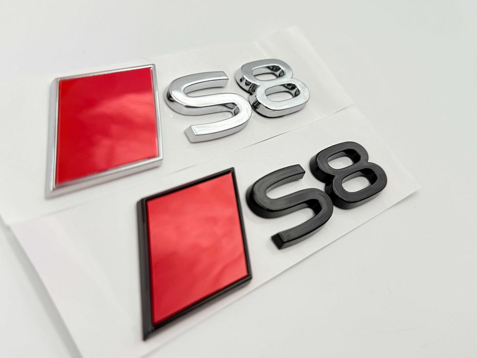 Emblema AUDI S8 spate negru NOU