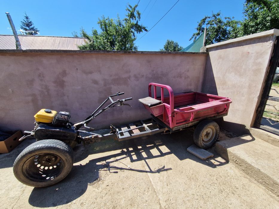 Motocultor de vânzare. Nu are nicio problema, are si roți mici și freză!
