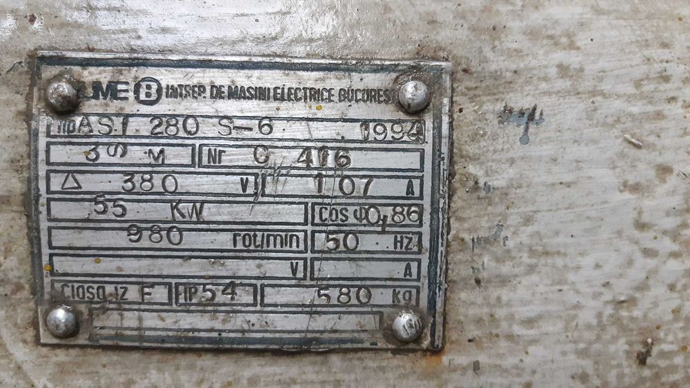 Instalatie aer comprimat C10 Timpuri Noi – NOUA, 55 kW, rezervor 11.500 L