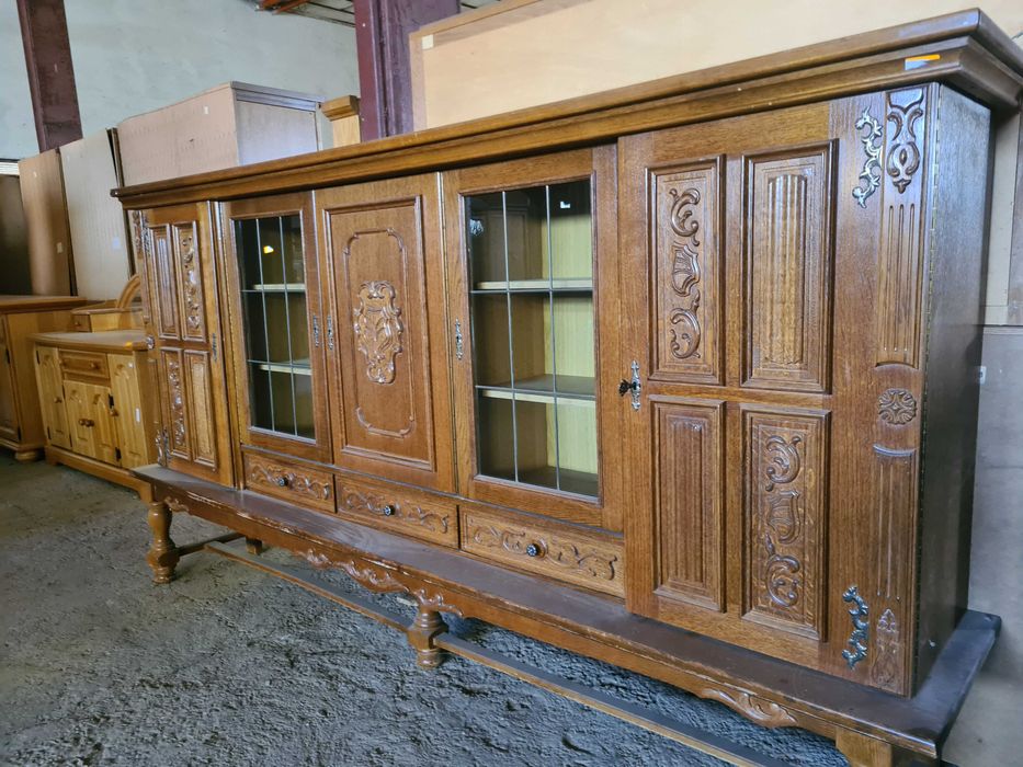 старина ретро секция шкаф витрина