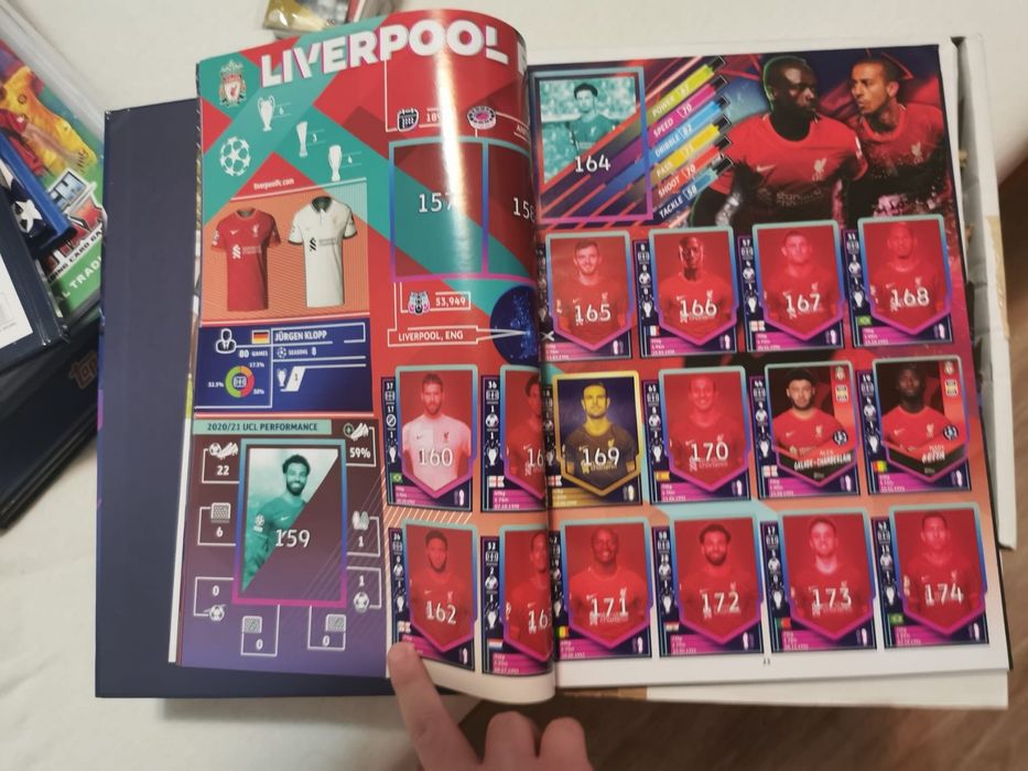 Album Topps UEFA Champions League 2021-2022 hardcover album