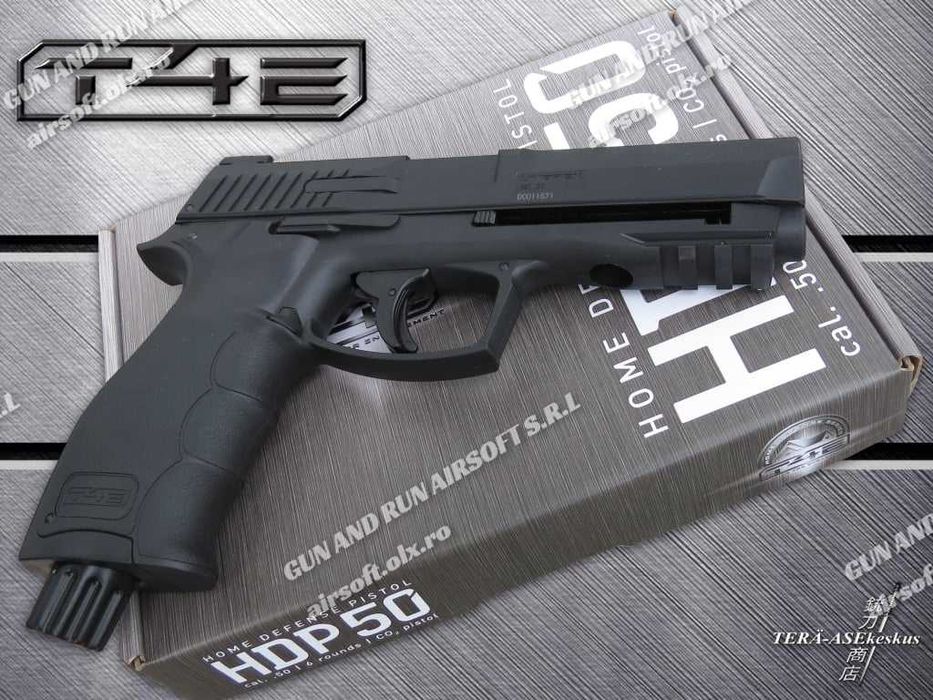 Pistol Airsoft ~25.5 JOULI LEGAL~ Pe Co2 Cu Gaz PUTERNIC (Modificat)