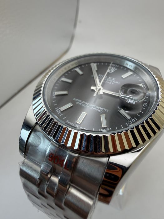 Ceas Rolex Datejust Rhodium 41mm, Nou