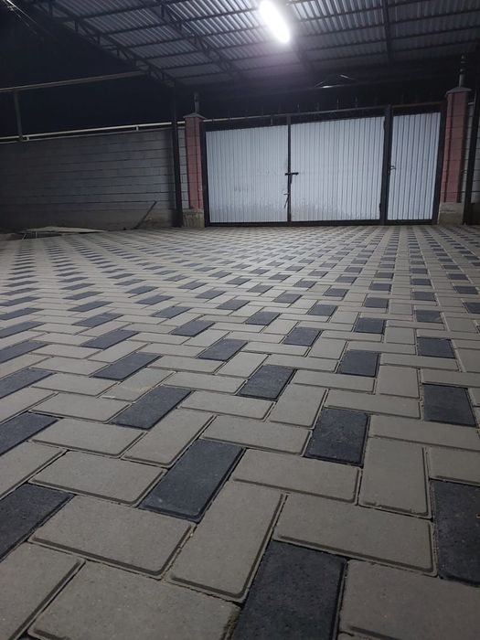 Тротуарная плитка тройка брусчатка Алматы