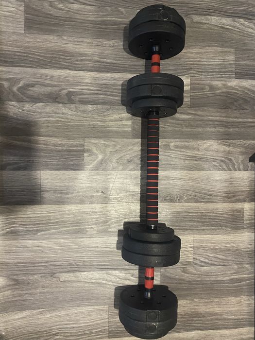 Продам штангу-гантели