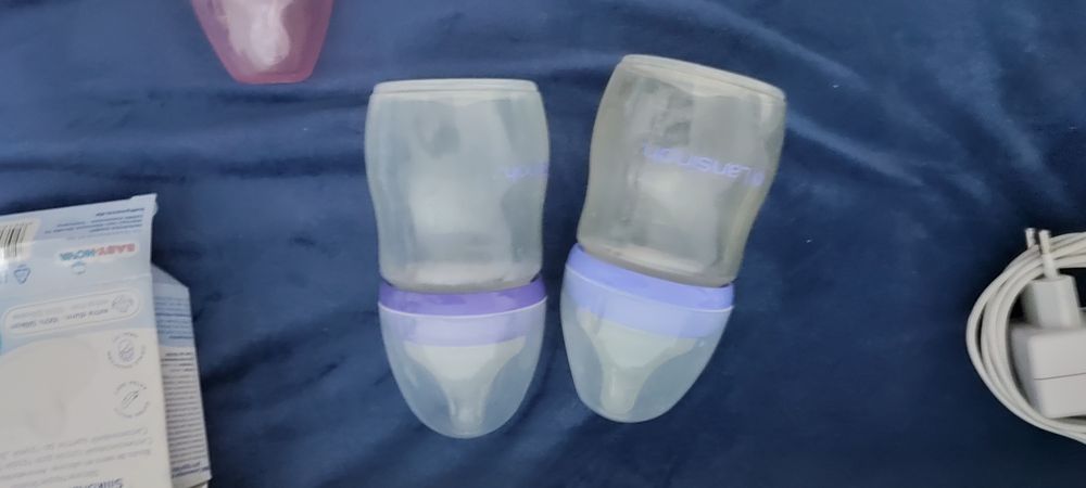 Kit pompa electrica dublă de san Lansinoh plus multe accesorii