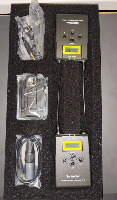 Микрофон Saramonic UwMic15 RX15 + TX15 (приемник и предавател)