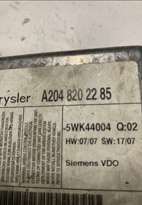 Модул за възглавница на сензор A2048202285 Mercedes W204