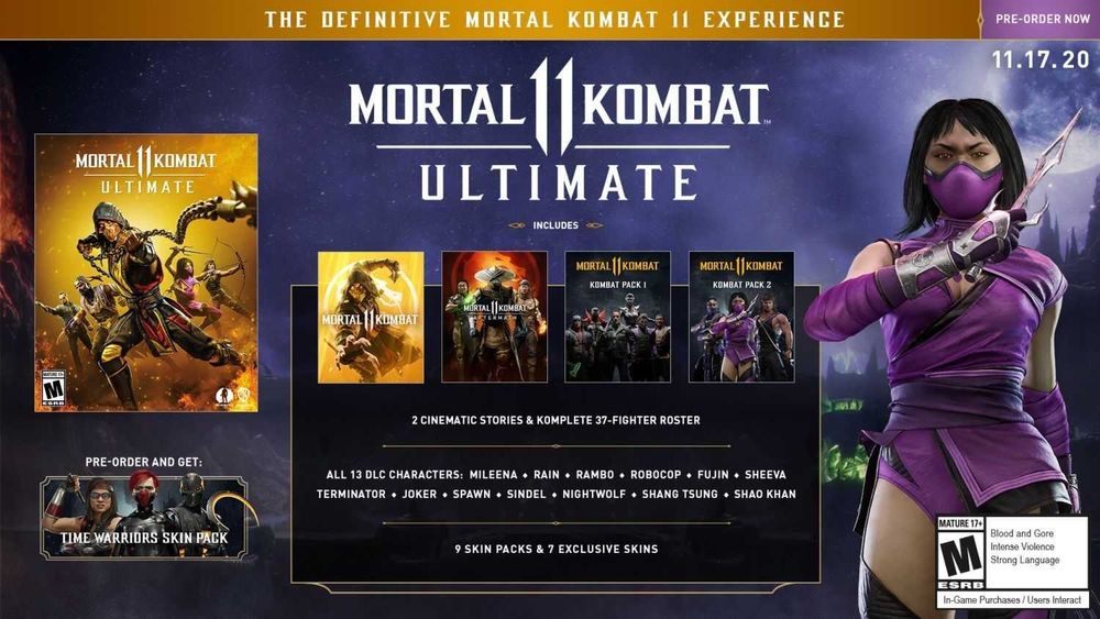 Mortal Kombat 11 Ultimate Edition Игра, Playstation ,PS4 , PS5 , нова