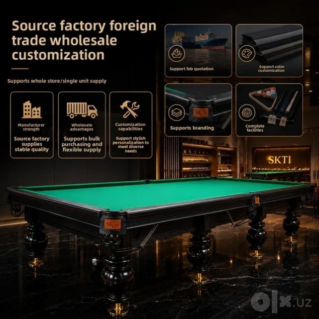 Billiard stoli metall bort slanets to‘liq komplekt o‘rnatish rus billi