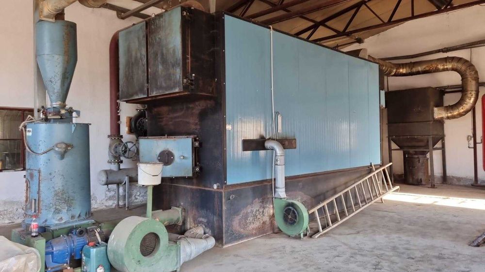 Cazan XXL pentru deseuri de lemn si rumegus