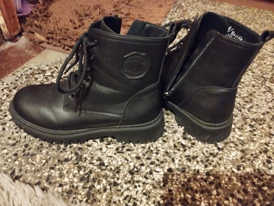 Дамски боти ест кожа