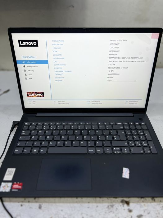 Noutbuk Lenovo V15 G4 AMN