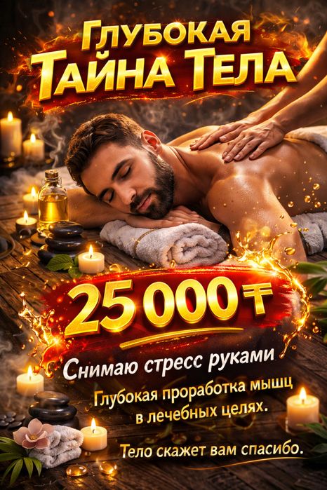 Расслабляющмй массаж на все тело