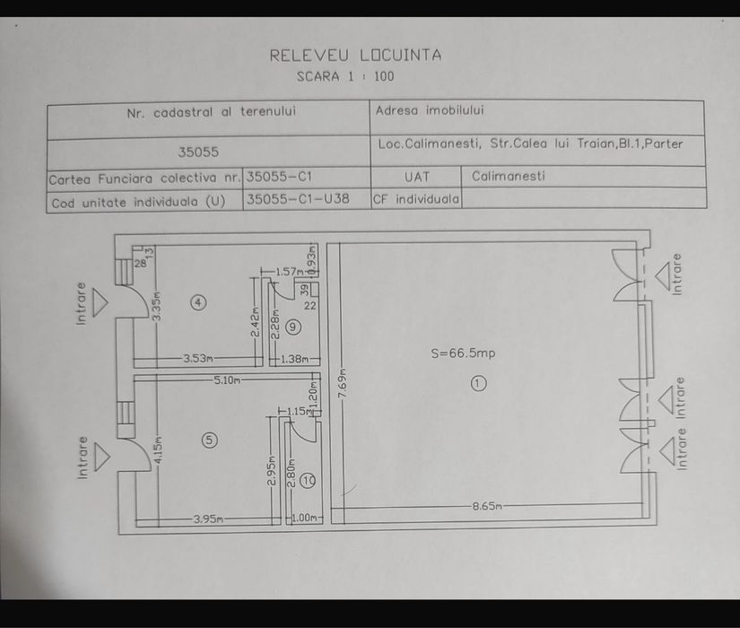 Spatiu de inchiriat sau vanzare