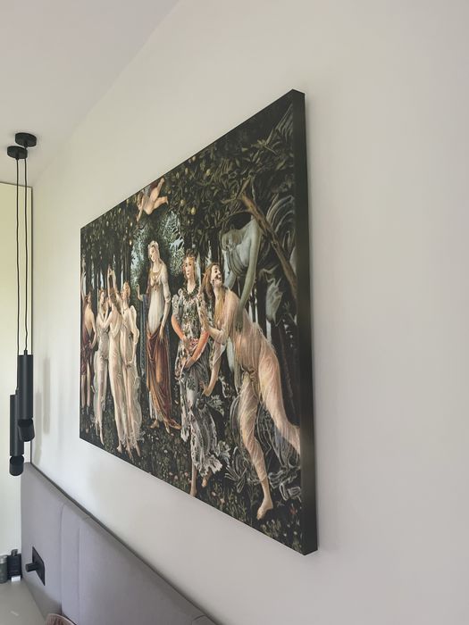 Текстилен акустичен панел - картина “La Primavera” Boticcelli