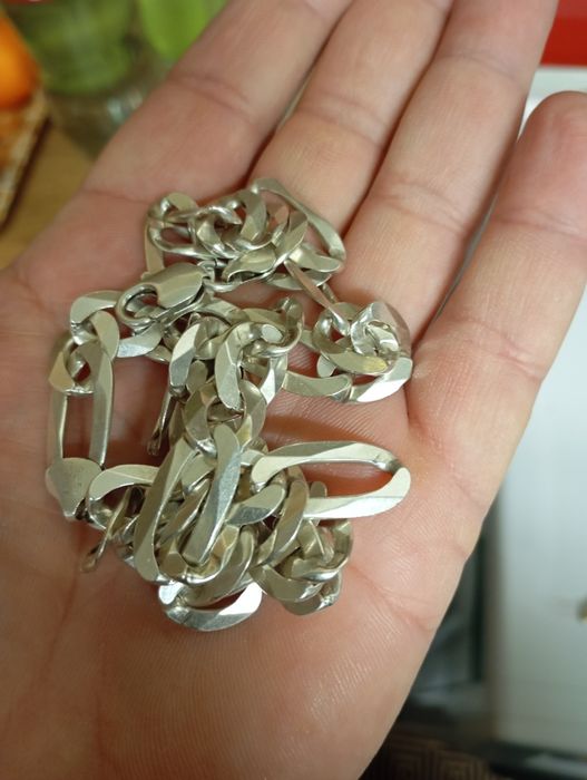 lanț, masiv, argint 925