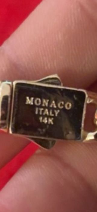 vand lant placat cu aur de 14k