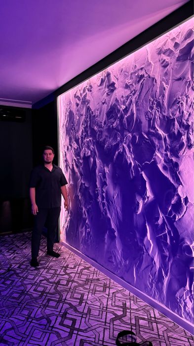 Гыпсовый 3д панель скала | 3д панели | 3d panel | панно | decor | gips