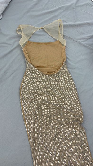 Луксозна официална рокля с камъни