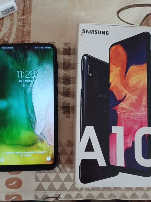 СМАРТФОН А10 32гб с коробкой и документы