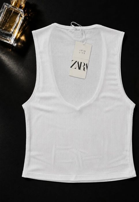 ZARA/ЗАРА топ бял