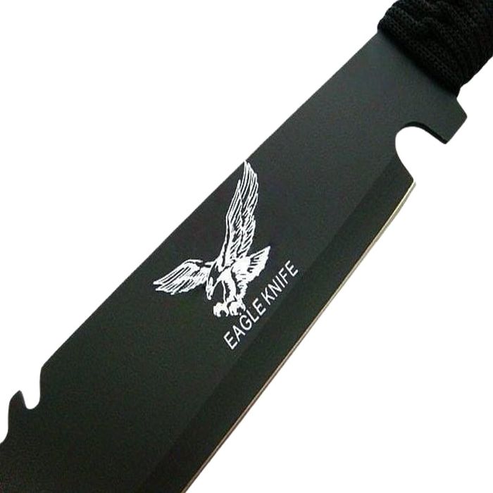 Maceta vanatoare IdeallStore®, Eagle Knife, 49.5 cm, teaca inclusa