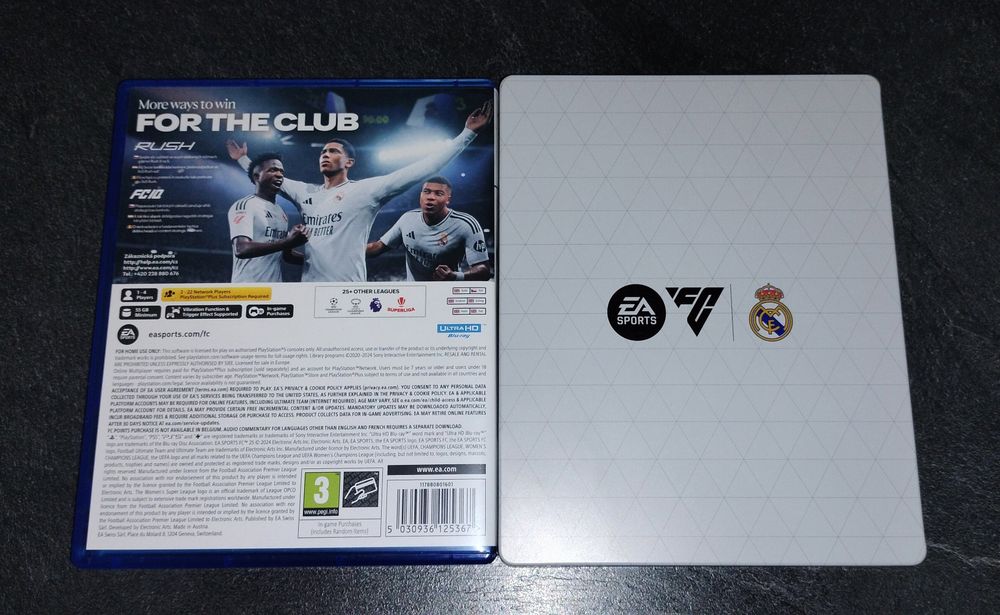 EA FC 25 PS5+Steelbook Real Madrid