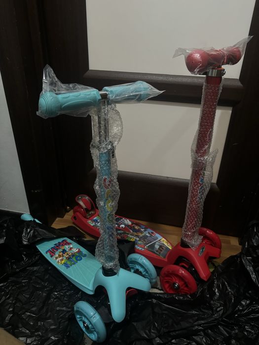 Детский самокат для детей Трёхколёсный