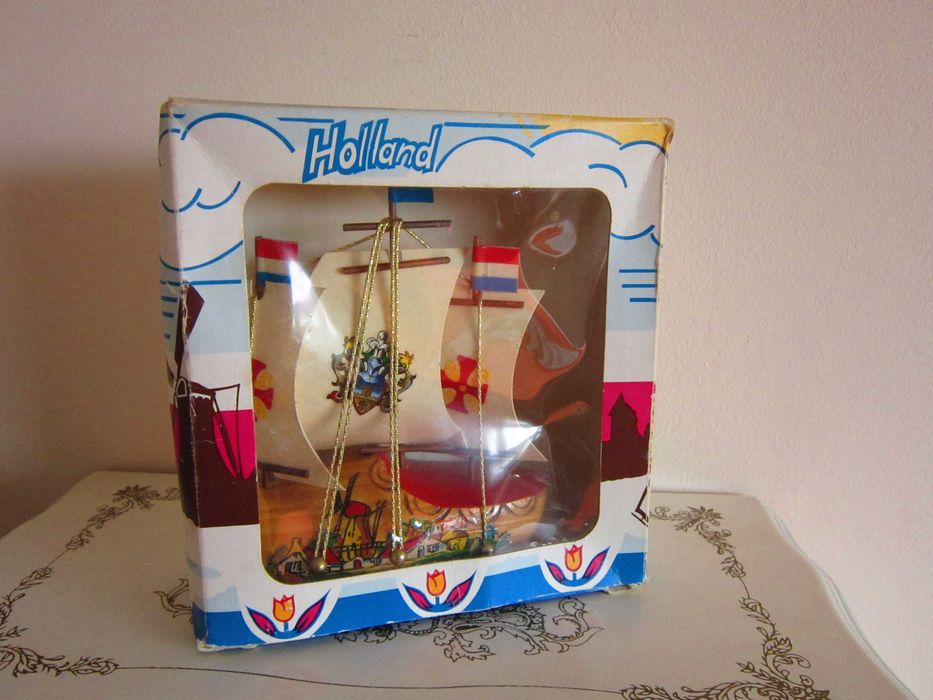 barca Vapor/Corabie handmade Olanda anii '80